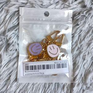7 Piece Smiley Keychains